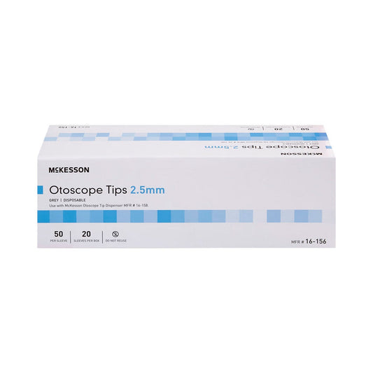 McKesson Otoscope Tip, Child, 2.5 mm, Disposable - 16-156-Box - LL Medico