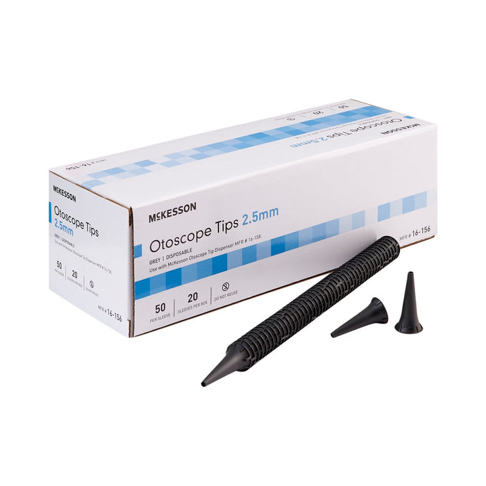 McKesson Otoscope Tip, Child, 2.5 mm, Disposable - 16-156-Box - LL Medico