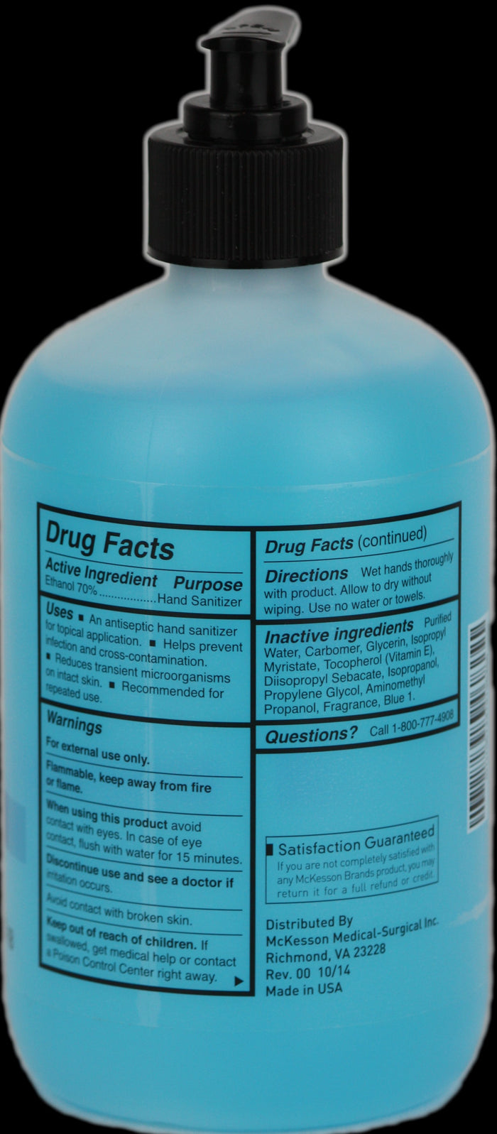 McKesson Premium Hand Sanitizer Gel, Summer Rain Scent, 18 oz