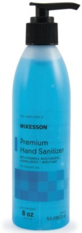 McKesson Premium Hand Sanitizer Gel, Summer Rain Scent, 18 oz