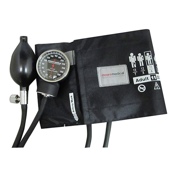 McKesson Premium Pocket Aneroid Sphygmomanometer, Adult Cuff, 23 - 40 cm - 768-11ABKMM-Single - LL Medico