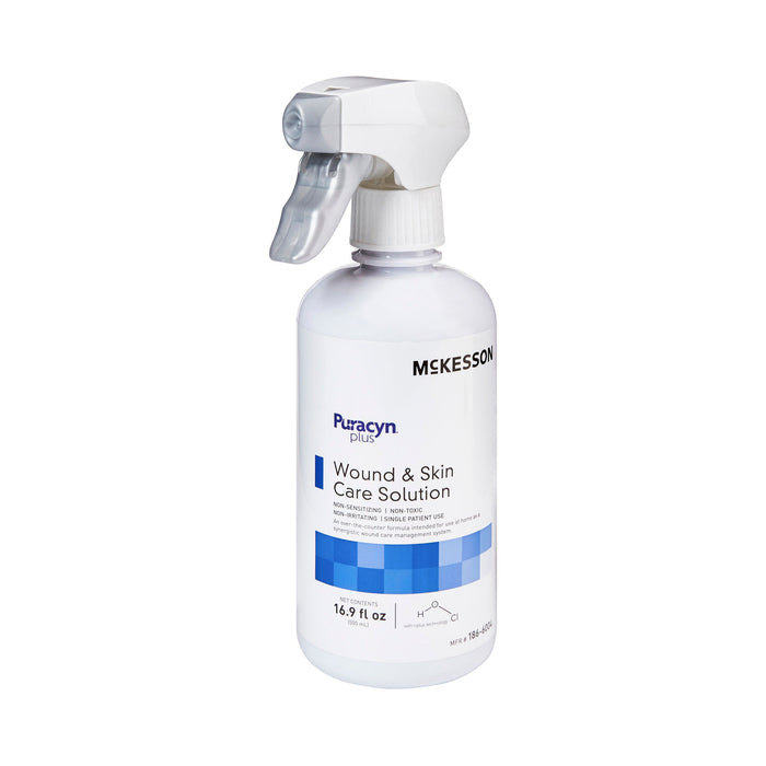 McKesson Puracyn Plus Wound & Skin Care Solution, Non-Sterile, 16.9 fl oz