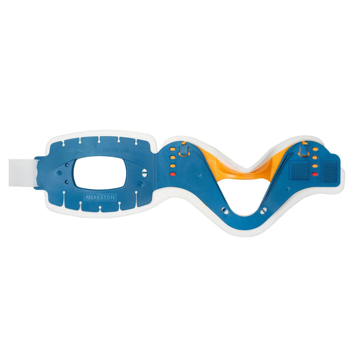 McKesson Rigid Cervical Collar One-Piece Trachea Opening, One Size Fits Most - 16-980010-Bag - LL Medico
