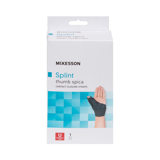McKesson Thumb Spica Splint, Contact Closure Straps, Universal Size, 1 Count - 155-BH82710-Single - LL Medico