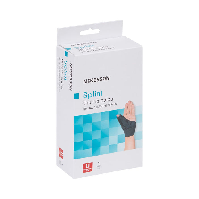 McKesson Thumb Spica Splint, Contact Closure Straps, Universal Size, 1 Count - 155-BH82710-Single - LL Medico