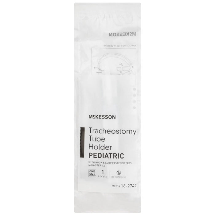 McKesson Tracheostomy Tube Holder, Pediatric, 0.75" x 9" - 16-2742-Single - LL Medico