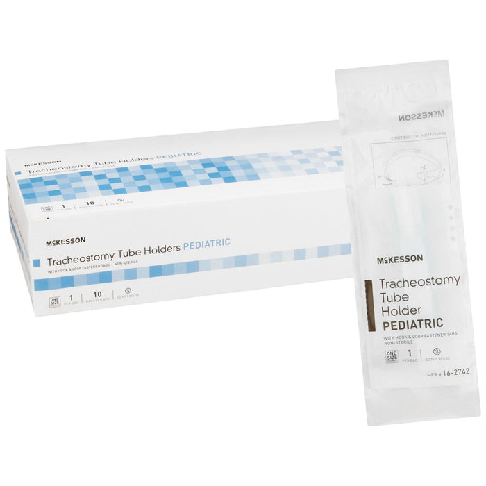 McKesson Tracheostomy Tube Holder, Pediatric, 0.75" x 9" - 16-2742-Single - LL Medico