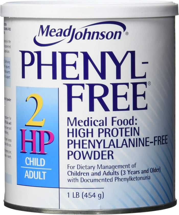 Mead Johnson Phenyl-Free 2 Medical Food Powder, Vanilla, 1 lb - 891301-Single - LL Medico