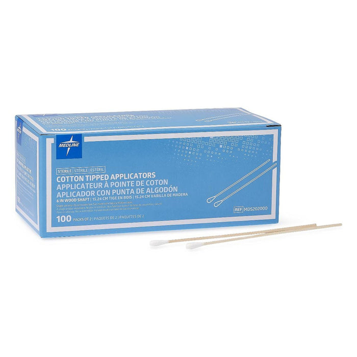 Medline Swabstick, 100 Packs per Box