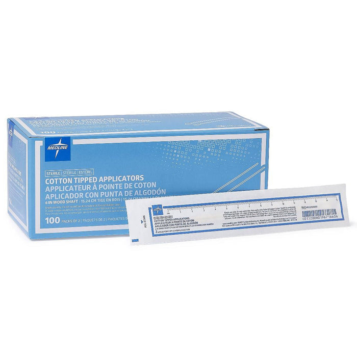 Medline Swabstick, 100 Packs per Box