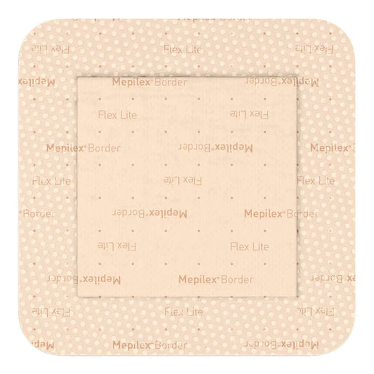 Mepilex Border Flex Lite Thin Foam Dressing, Square Sterile Bordered — 3" x 3"