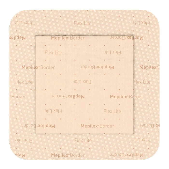Mepilex Border Flex Lite Thin Foam Dressing, Square Sterile Bordered — 6" x 6"
