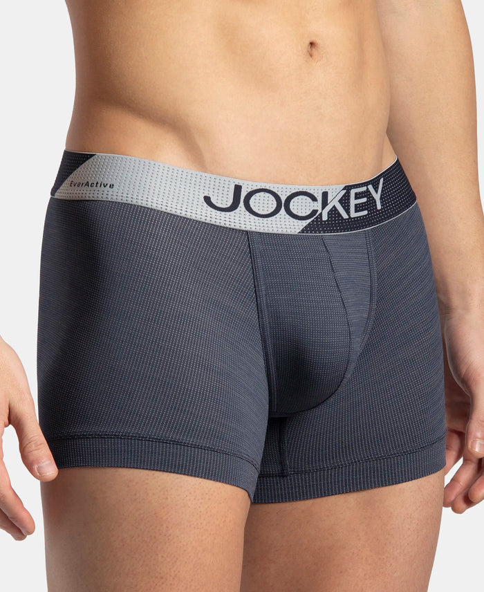 Microfiber Mesh Elastane Stretch Performance Trunk with StayDry Technology - True Navy