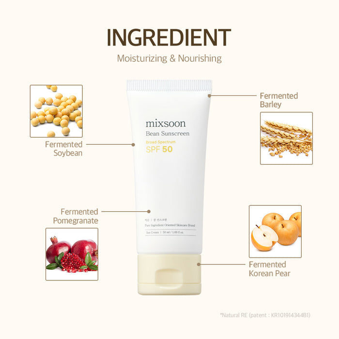 mixsoon Bean Barrier Duo / Bean Sunscreen 50ml + Bean Cream 50ml