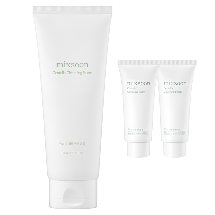 mixsoon Centella Cleansing Foam Bonus Mini Set ( 150ml + 20ml*2 )