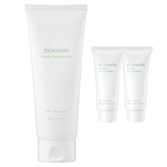 mixsoon Centella Cleansing Foam Bonus Mini Set ( 150ml + 20ml*2 )