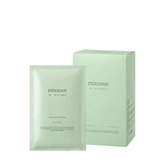 mixsoon Green Cica Modeling Face Mask 5ea