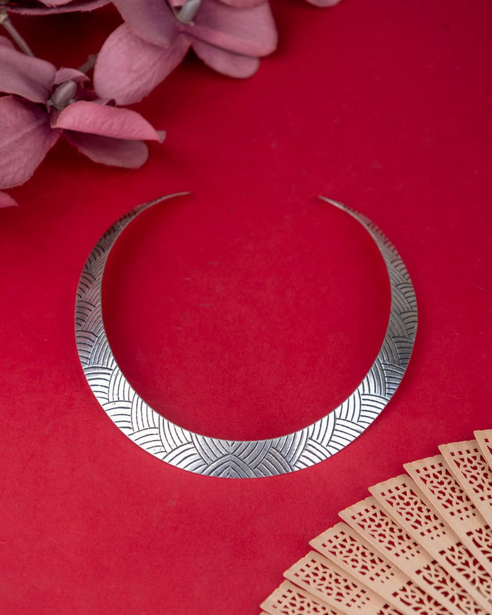 Mizoya Braid Sequence Engraved Versatile Hasli