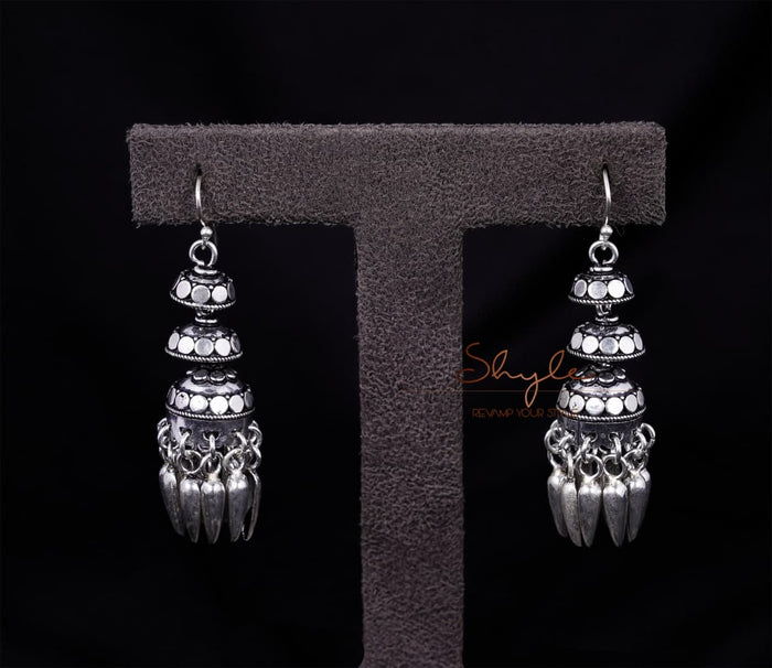 Moh Fine Triple Layered Jhumki