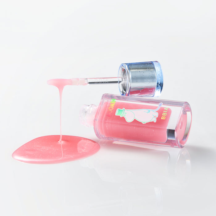 Bbia x Moomin Collab Lip Oil huuliöljy koostumus lähikuva sävy 02 Bunhong