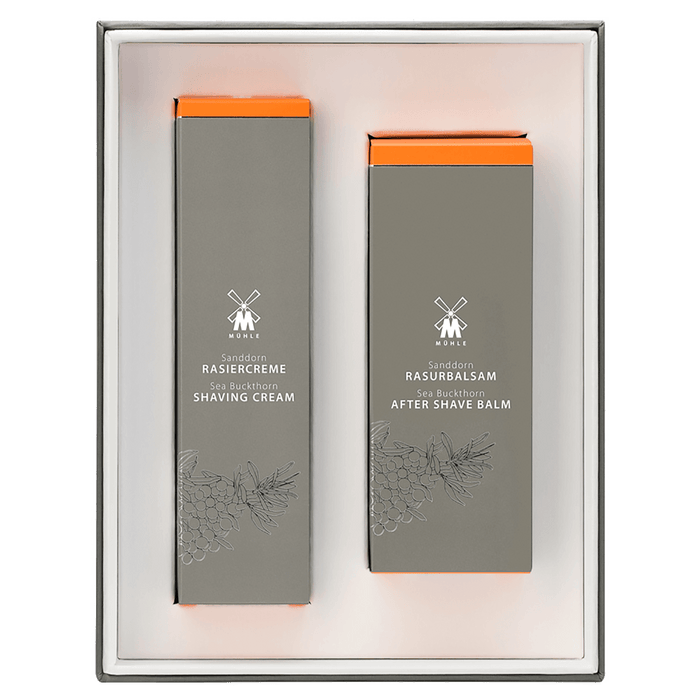MUHLE MPSSD Shave Care Sea Buckthorn Set Incl. shaving cream and aftershave balm