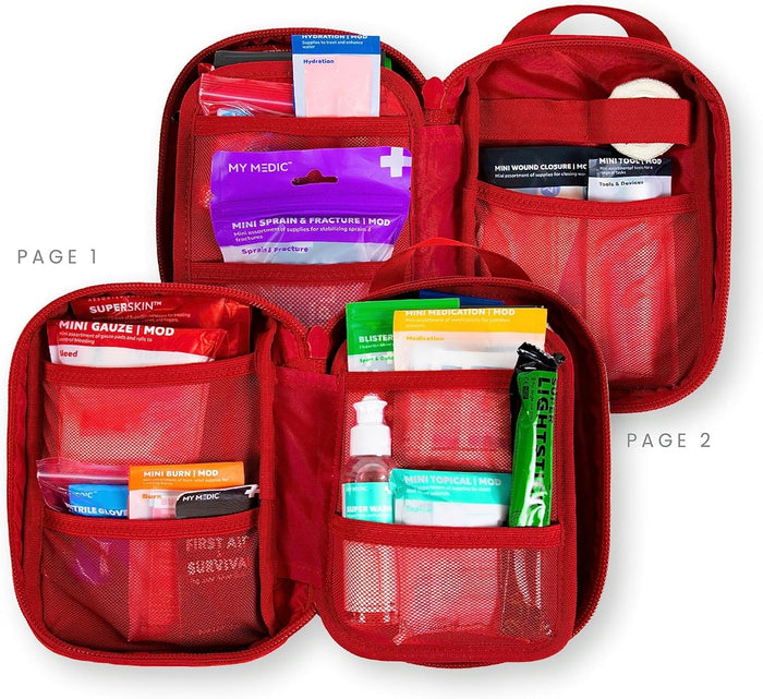 My Medic MyFAK Mini Standard First Aid Kit, Red