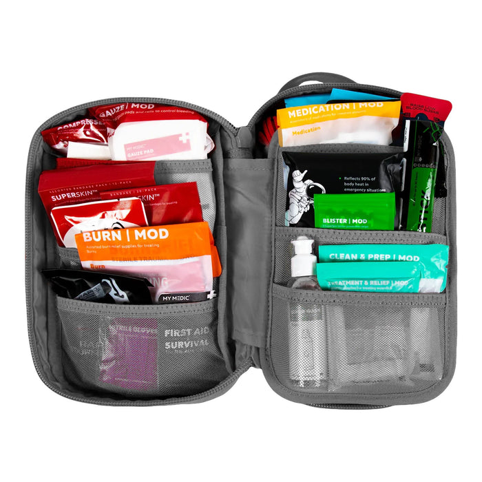 My Medic MYFAK Pro First Aid Kit in Gray Nylon Bag
