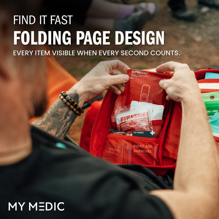 My Medic MYFAK First Aid Kit, Standard, Black