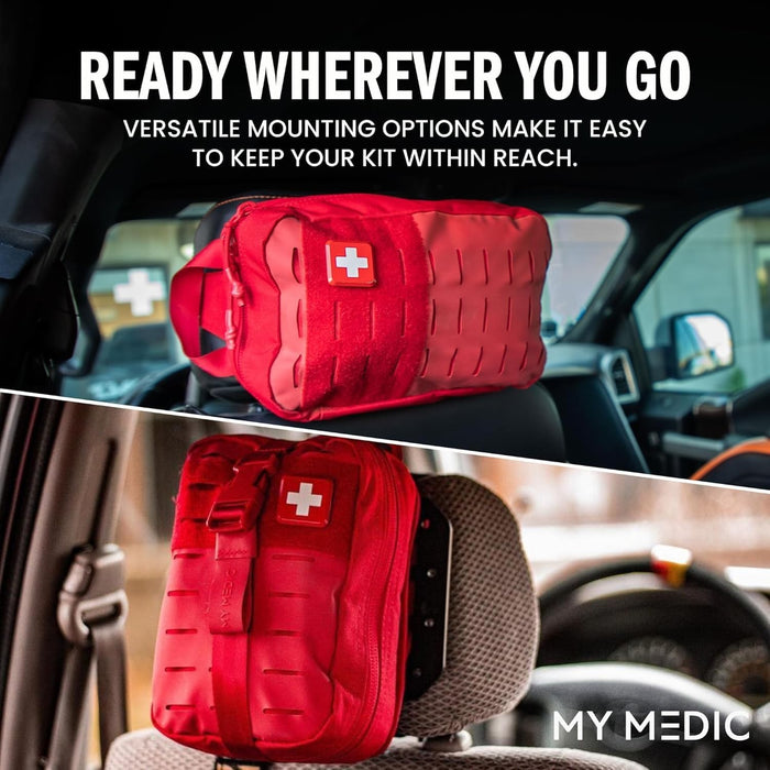 My Medic MYFAK First Aid Kit, Medical Supplies for Survival, Red