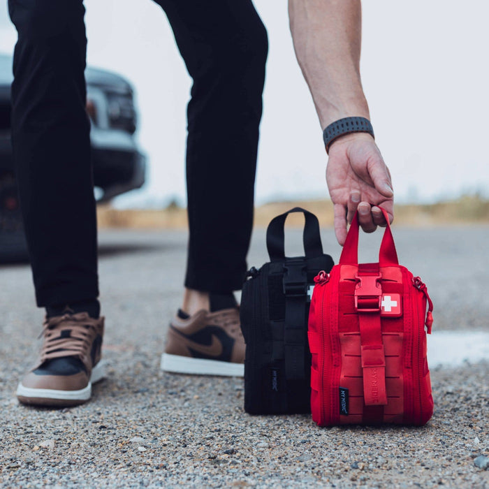 My Medic TFAK Trauma First Aid Kit, Red Nylon Bag - MM-KIT-SPC-S-TFAK-RED - LL Medico