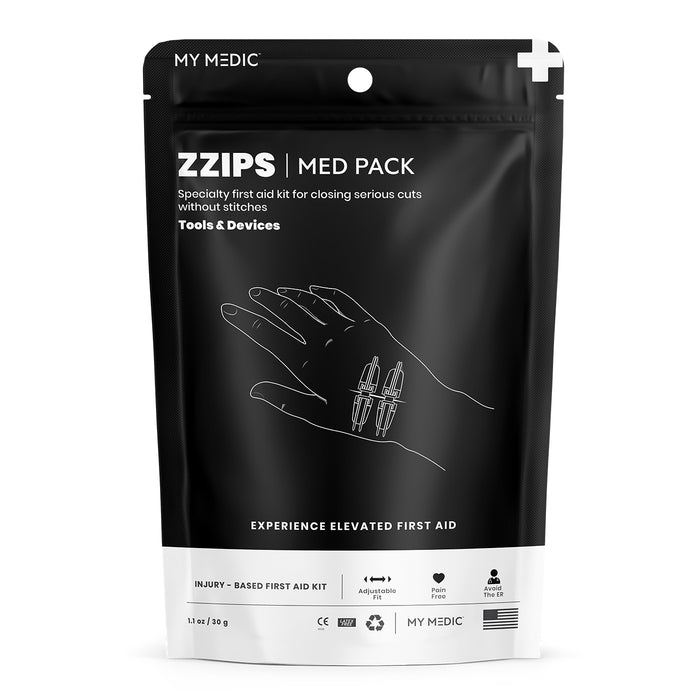 My Medic Zzips Cut Kit Med Pack First Aid Kit, 1.1 oz - MM-SPL-MD-PK-ZZIP-CUT-EA - LL Medico