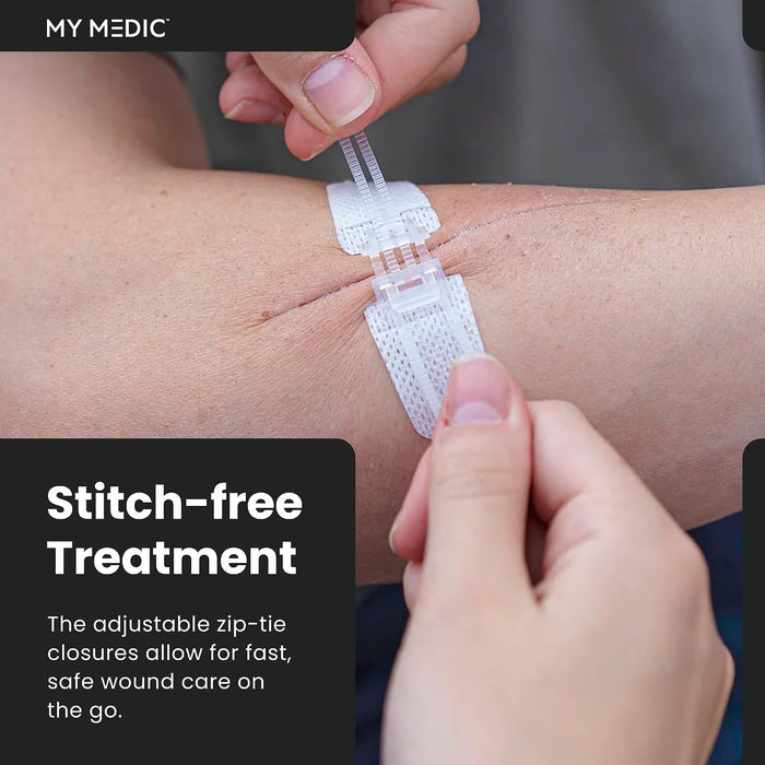 My Medic Med Packs Zzips First Aid Kit for Cuts, Lacerations in Portable Pouch