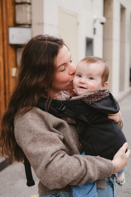 Néo, Porte bébé physiologique, Léopard