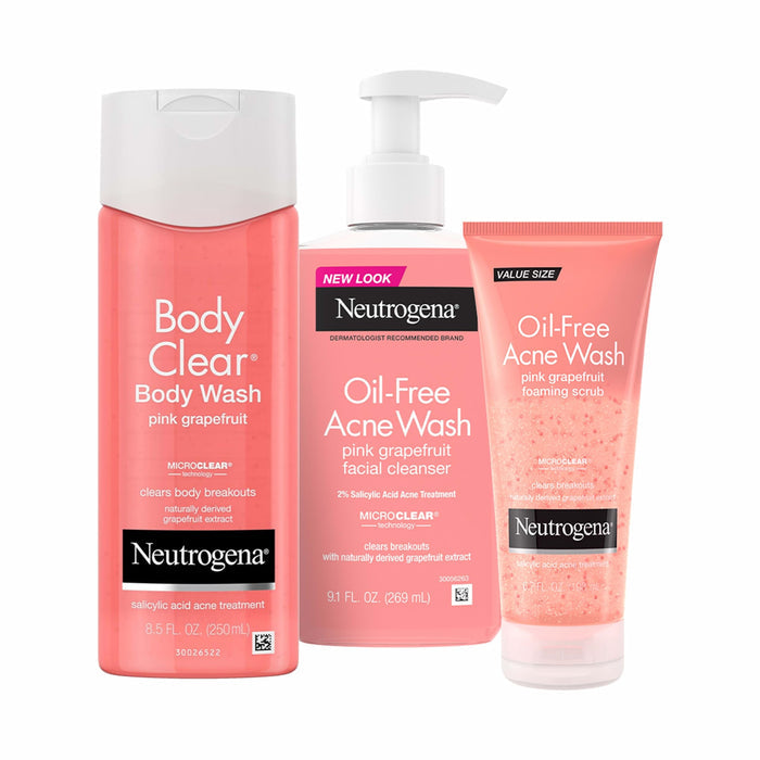 Neutrogena Body Clear Body Wash, Pink Grapefruit, 8.5 fl oz