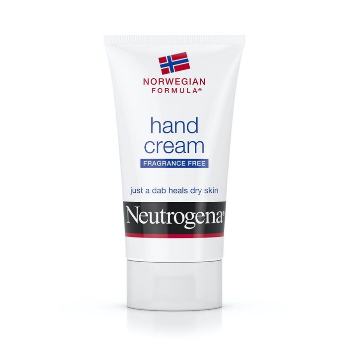 Neutrogena Hand Cream, Norwegian Formula, Fragrance Free, 2 oz Tube