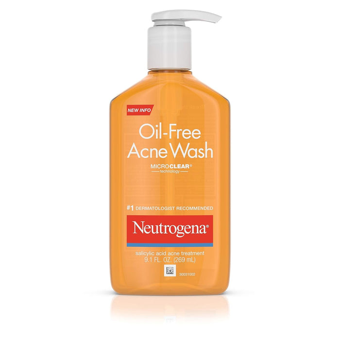 Neutrogena Oil-Free Acne Wash Liquid, 9.1 fl oz