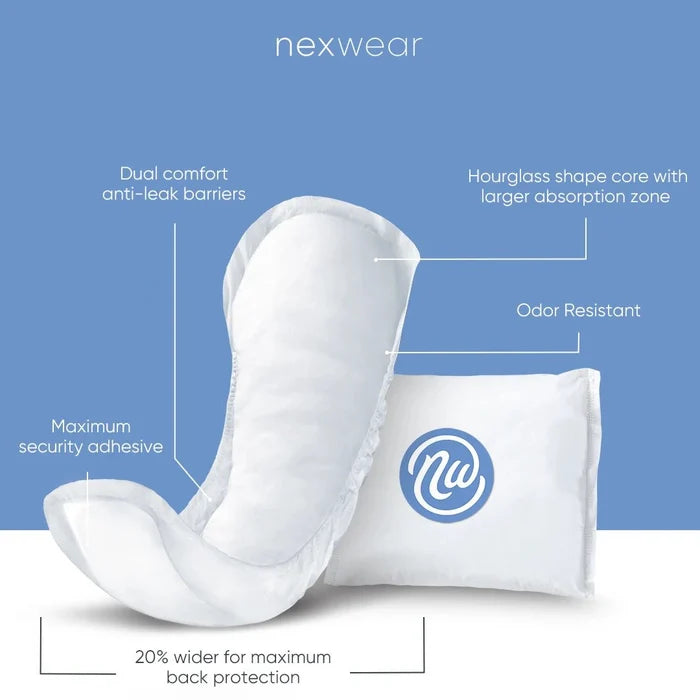 Nexwear Incontinence Pads, Maximum - 2690-Pack - LL Medico