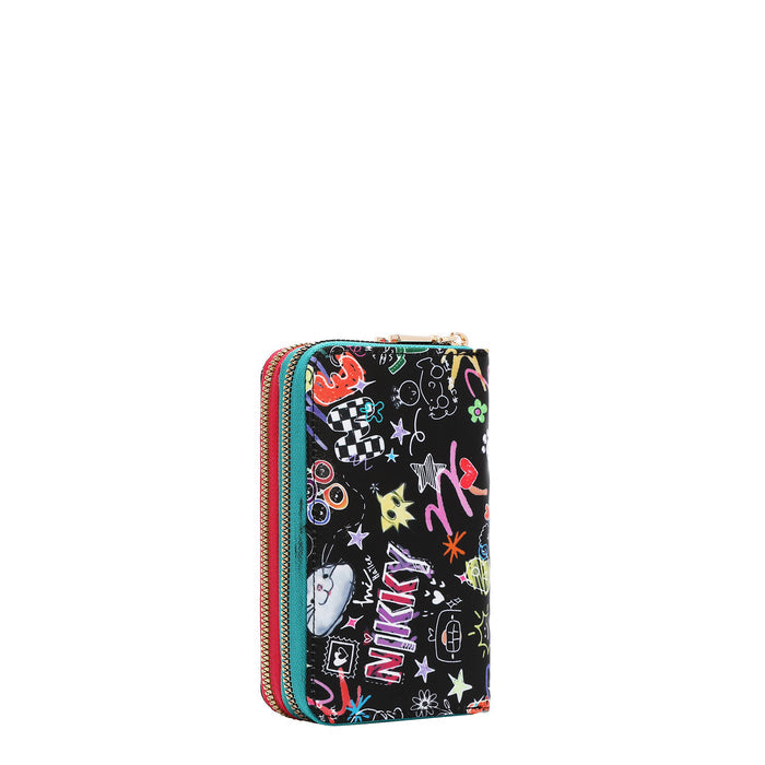 NIKKY MEDIUM DOUBLE ZIPPER WALLET