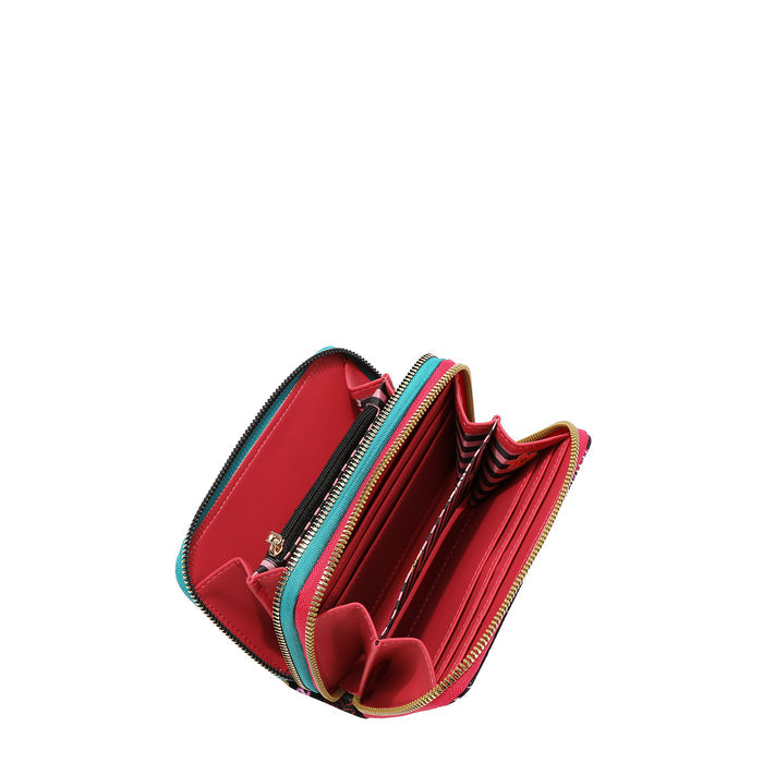 NIKKY MEDIUM DOUBLE ZIPPER WALLET