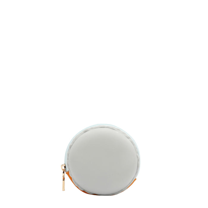 NIKKY SILICONE ROUND ZIP POUCH