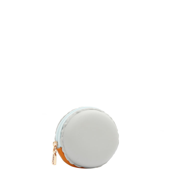 NIKKY SILICONE ROUND ZIP POUCH