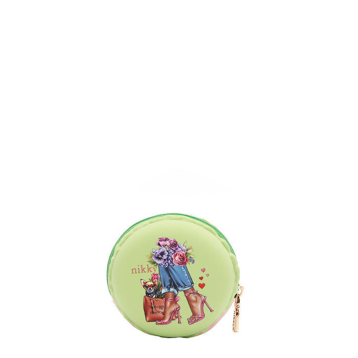 NIKKY SILICONE ROUND ZIP POUCH
