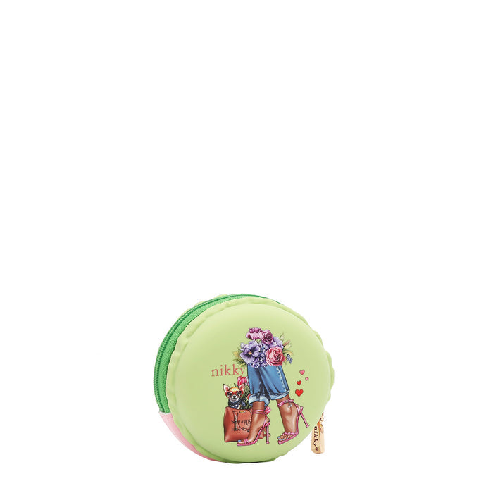 NIKKY SILICONE ROUND ZIP POUCH