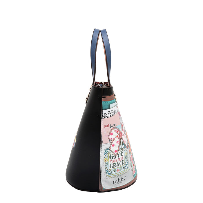 NOSTALGIA 2PC SMALL BUCKET BAG