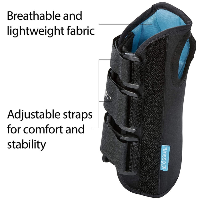 Ossur Exoform Wrist Brace, Aluminum/Plastic, Black - 507073-Single - LL Medico