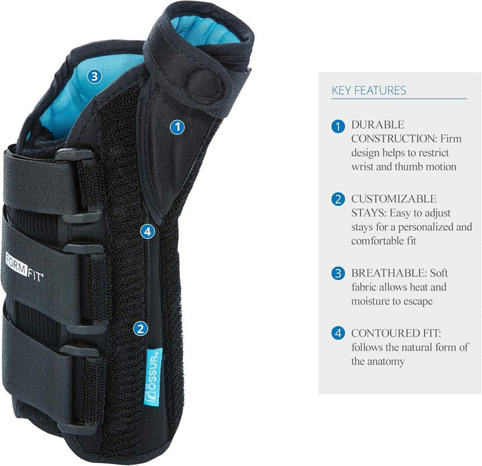 Ossur Formfit Wrist Brace with Thumb Spica - OSS3030-Single - LL Medico