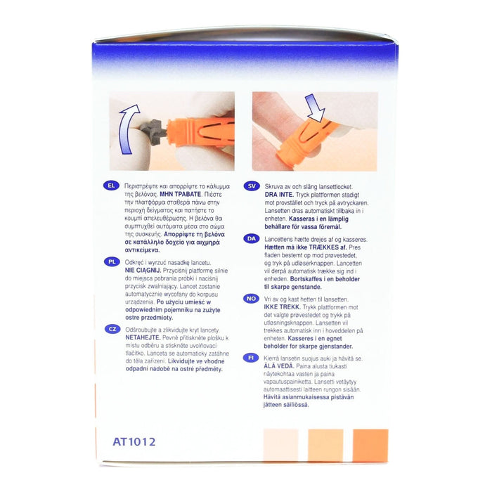 Owen Mumford Unistik 3 Safety Lancets, 21 Gauge, 100 Count - AT1012-Box - LL Medico