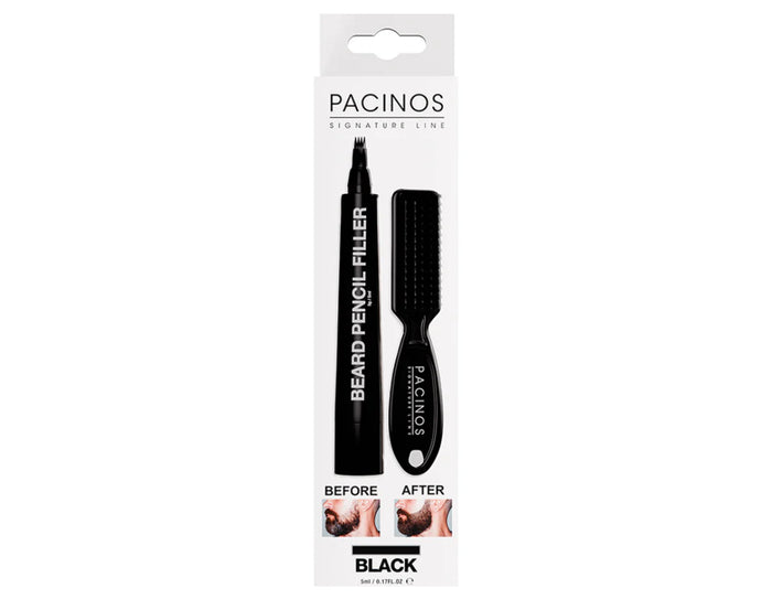 Pacinos Signature Line Beard Pencil Filler + Brush
