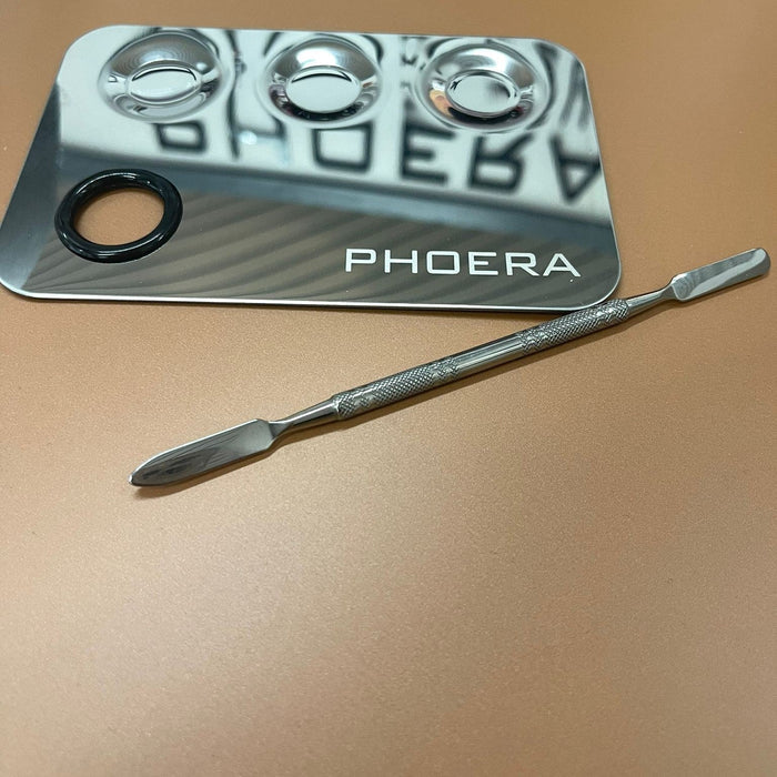 Paleta de mistura c/ espátula - Phoera Makeup Europe