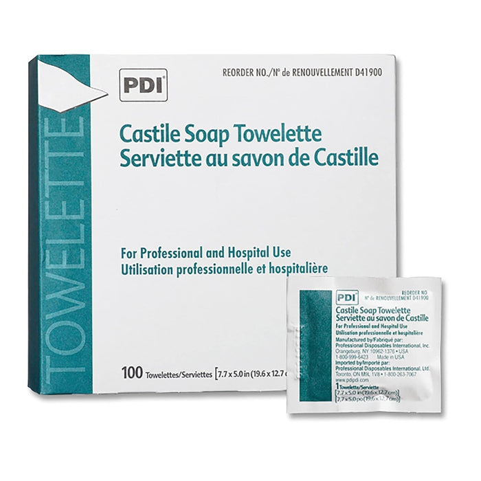 PDI Castile Soap Towelette, Scented